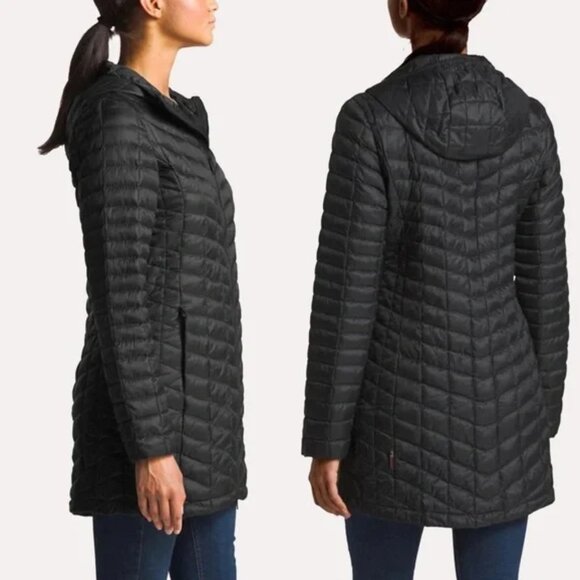 The North Face Women's Thermoball Parka-Black-L - Picture 1 of 4